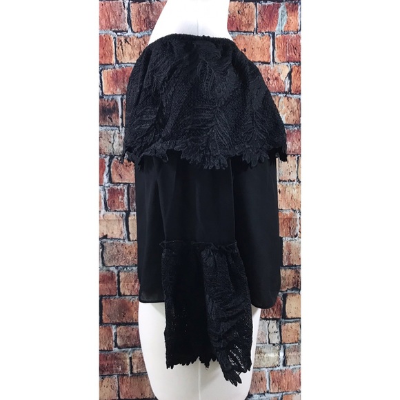 Allison New York Anthropologie Smocked Lace Top - Picture 2 of 6